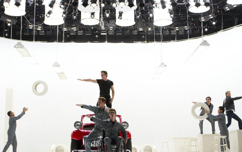 Glee : Foto Kevin McHale, Harry Shum Jr., Chord Overstreet, Samuel Larsen, Cory Monteith