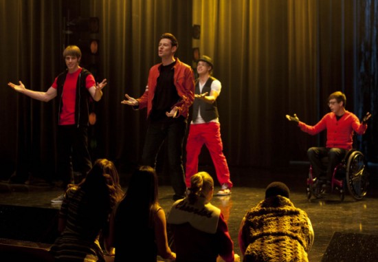 Glee : Foto Cory Monteith, Kevin McHale, Chord Overstreet