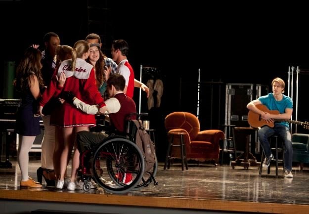 Glee : Foto Heather Morris, Chord Overstreet
