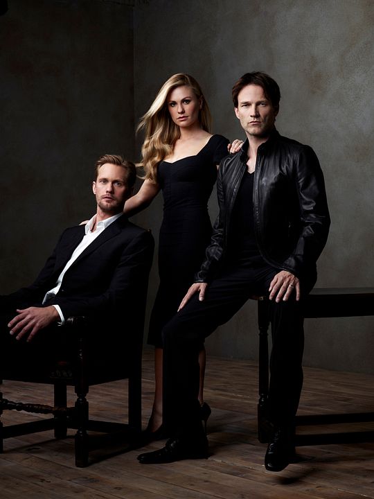 Foto Alexander Skarsgård, Anna Paquin, Stephen Moyer