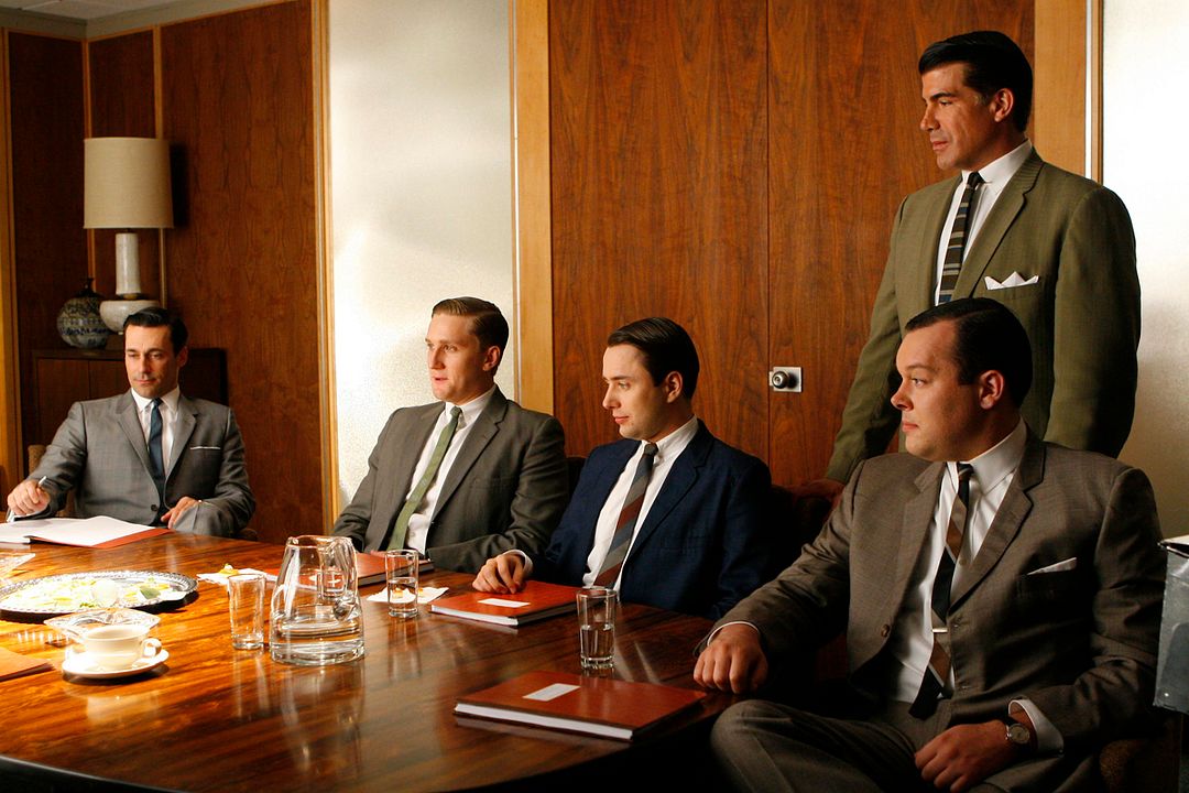 Foto Jon Hamm, Rich Sommer, Michael Gladis