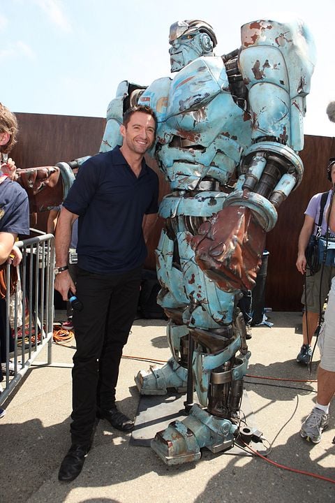 Gigantes de acero : Foto Hugh Jackman