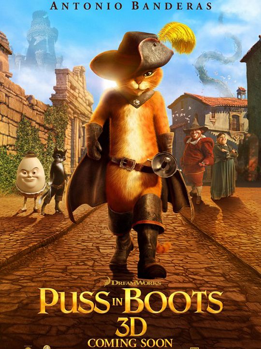 Gato con botas : Póster