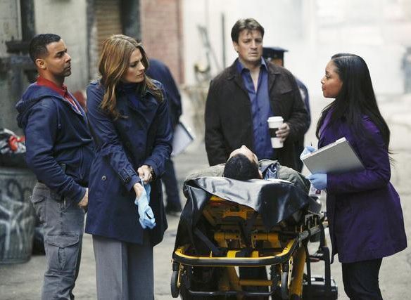 Castle : Foto Stana Katic, Jon Huertas, Nathan Fillion