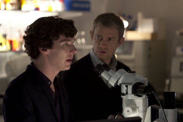Sherlock : Foto Benedict Cumberbatch, Martin Freeman