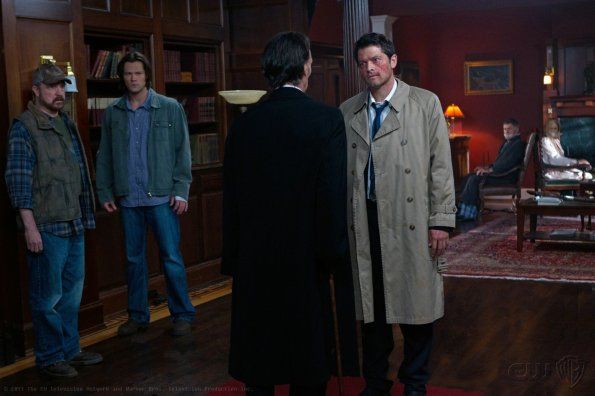 Supernatural : Póster Jim Beaver, Misha Collins, Jared Padalecki