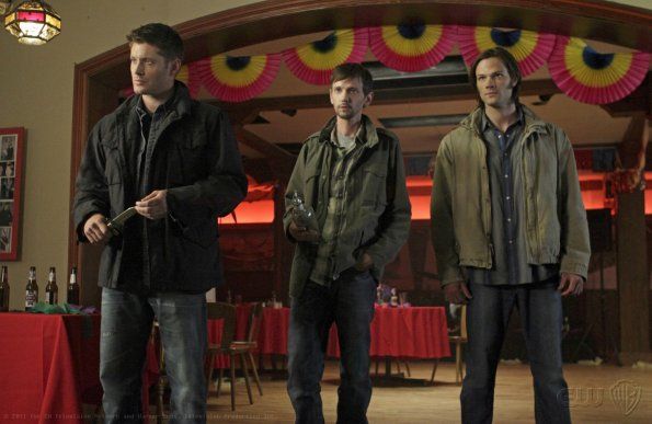 Supernatural : Póster DJ Qualls, Jared Padalecki, Jensen Ackles