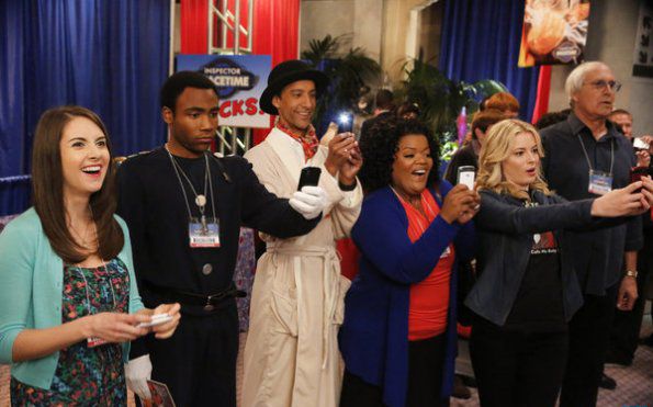 Community : Foto Gillian Jacobs, Yvette Nicole Brown, Chevy Chase, Alison Brie, Donald Glover