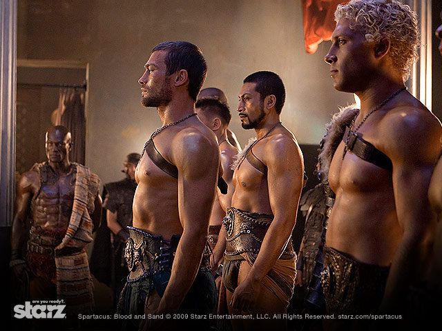 Foto Andy Whitfield, Jai Courtney