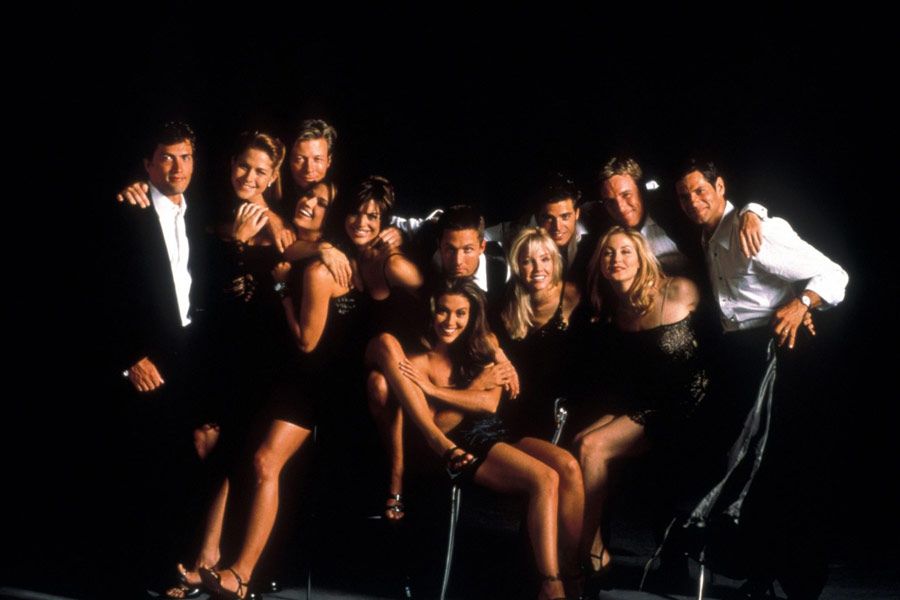 Foto Linden Ashby, Kelly Rutherford, Jack Wagner, Rob Estes, Alyssa Milano