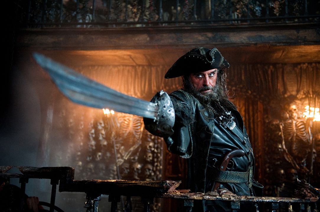 Piratas del Caribe: Navegando aguas misteriosas : Foto Ian McShane