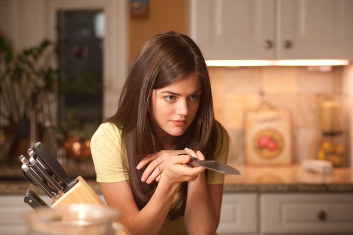 Scream 4 : Foto Lucy Hale, Wes Craven