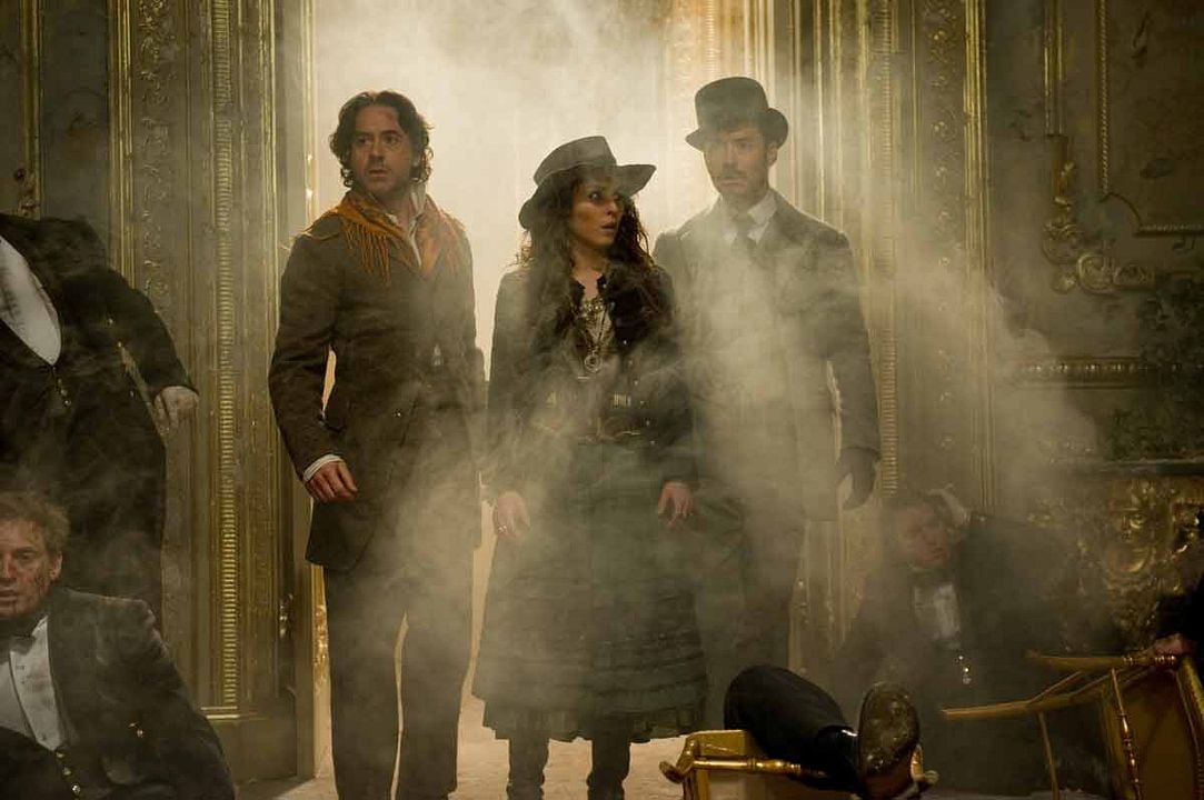 Sherlock Holmes: Juego de sombras : Foto Jude Law, Robert Downey Jr., Noomi Rapace