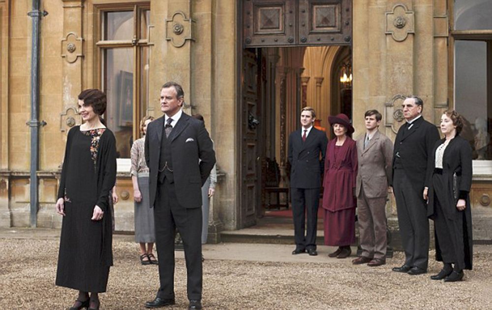 Downton Abbey : Foto Phyllis Logan, Hugh Bonneville, Laura Carmichael, Jim Carter, Penelope Wilton, Dan Stevens, Elizabeth McGovern