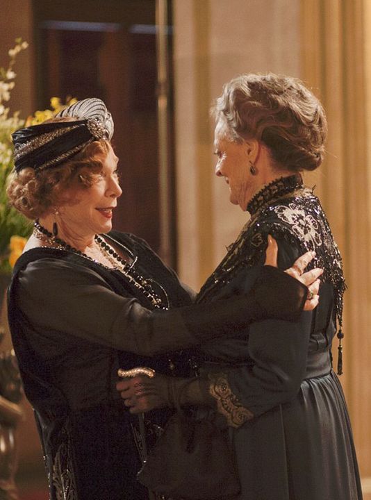 Downton Abbey : Foto Shirley MacLaine, Maggie Smith