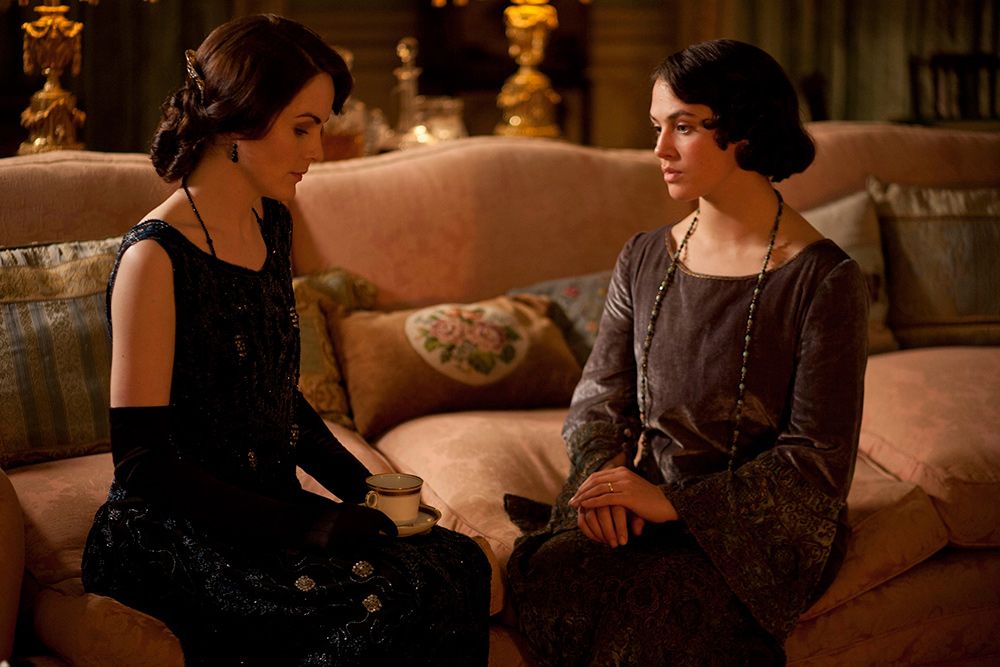 Downton Abbey : Foto Michelle Dockery, Jessica Brown Findlay