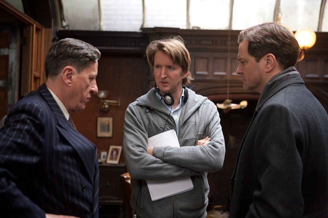 El discurso del rey : Foto Colin Firth, Tom Hooper, Geoffrey Rush