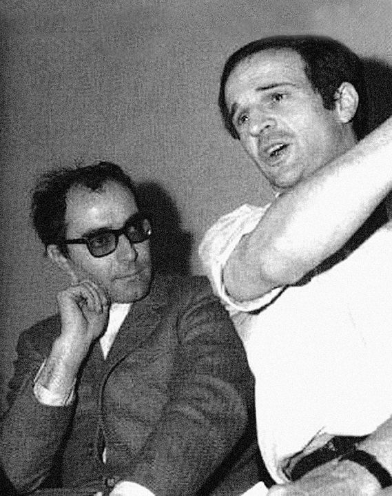 Foto Jean-Luc Godard, François Truffaut