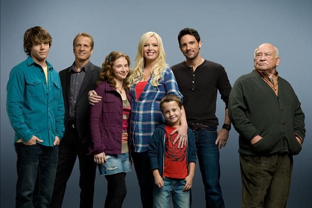 Foto Patrick Fabian, Edward Asner