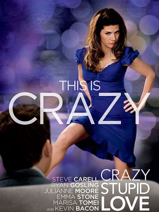 Loco y estúpido amor : Póster