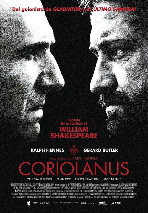 Coriolanus: Enemigos a muerte : Póster