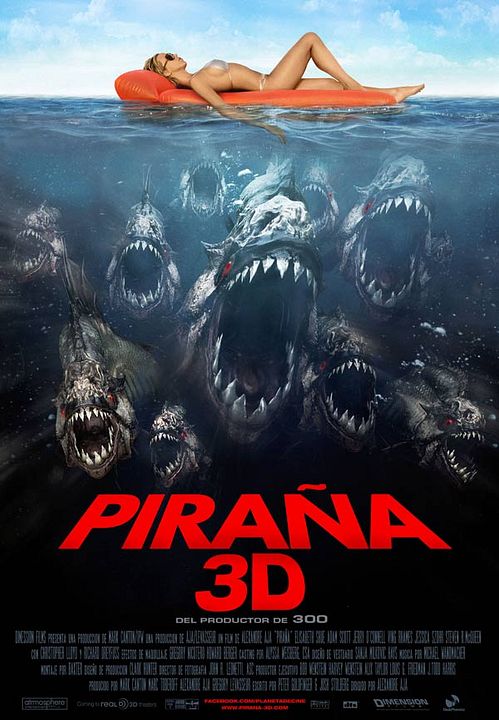 Piraña 3D : Póster