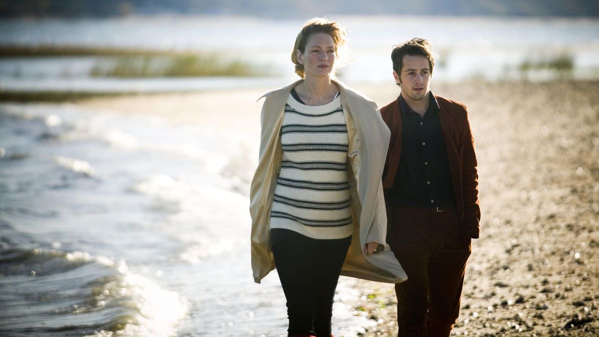 Foto Uma Thurman, Michael Angarano