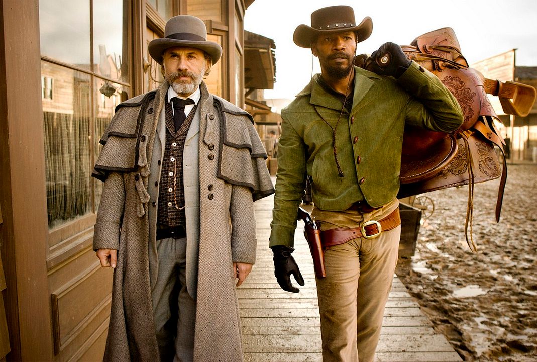 Django desencadenado : Foto Christoph Waltz, Jamie Foxx