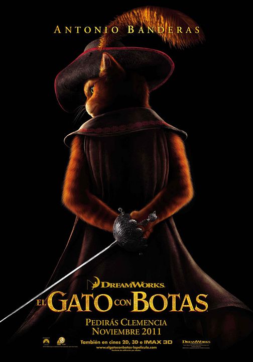 Gato con botas : Póster