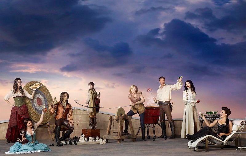 Foto Lana Parrilla, Robert Carlyle, Jennifer Morrison, Ginnifer Goodwin