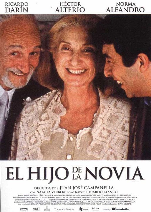 El hijo de la novia : Póster