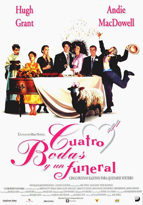 Cuatro bodas y un funeral : Póster
