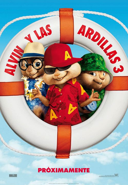 Alvin y las ardillas 3 : Póster