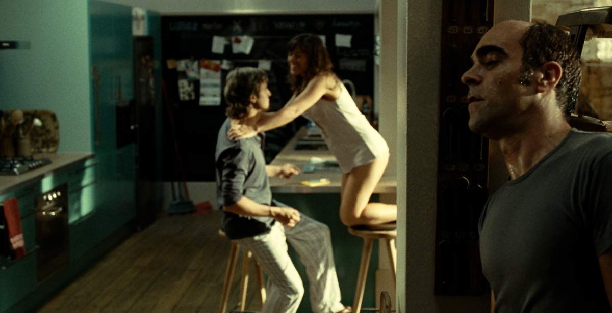 Foto Luis Tosar, Jaume Balagueró, Alberto San Juan, Marta Etura