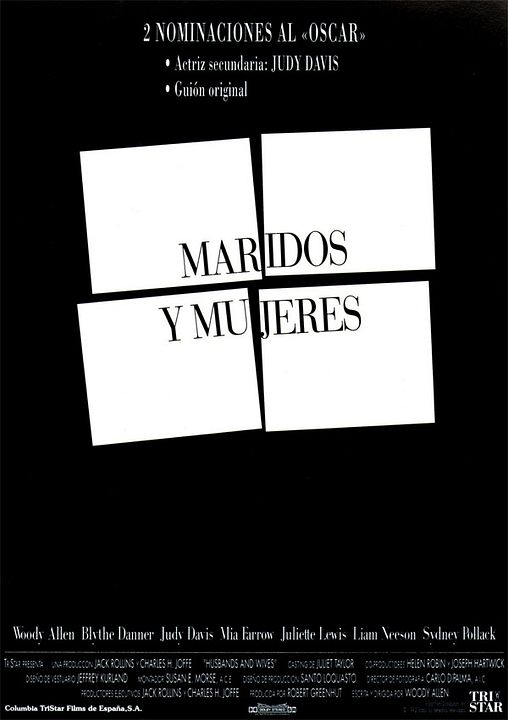 Maridos y mujeres : Póster