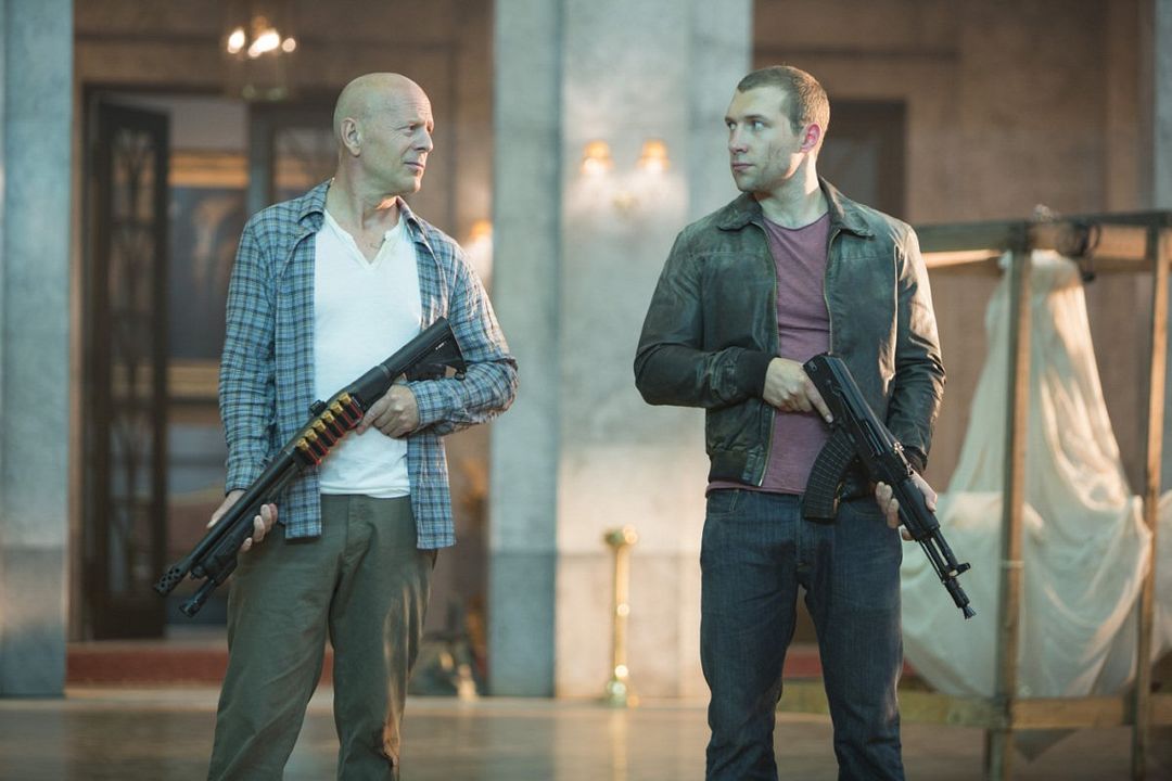 Duro de matar: Un buen día para morir : Foto Jai Courtney, Bruce Willis
