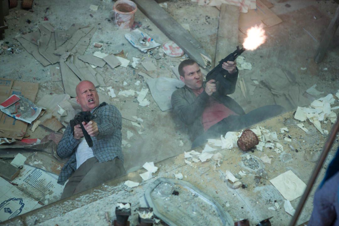 Duro de matar: Un buen día para morir : Foto Jai Courtney, Bruce Willis