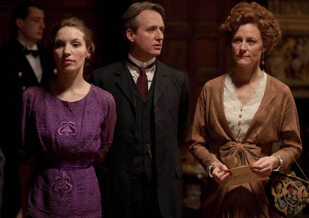 Foto Geraldine Somerville, Linus Roache