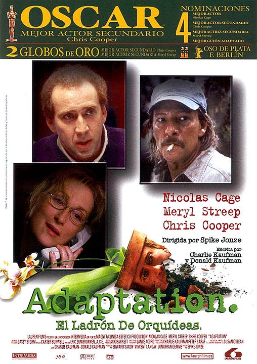 El ladrón de orquídeas : Póster