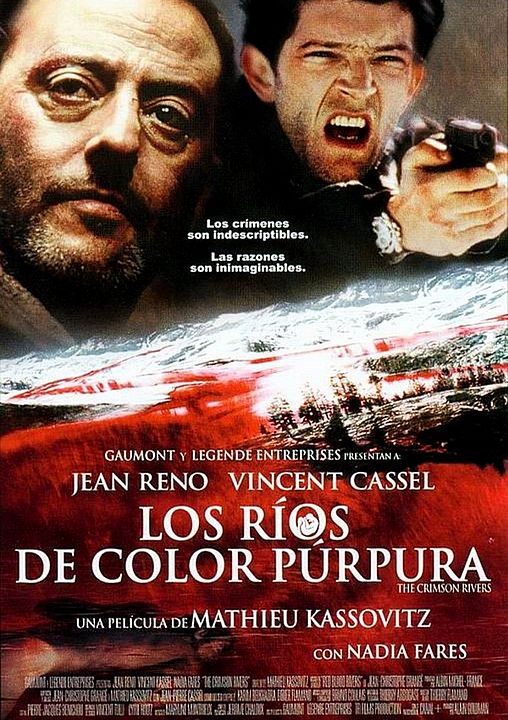Los ríos de color púrpura : Póster