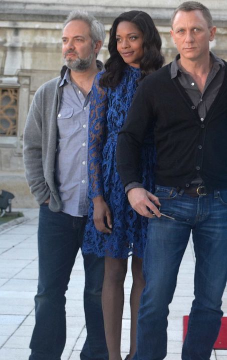 007 Operación Skyfall : Foto Naomie Harris, Daniel Craig, Sam Mendes