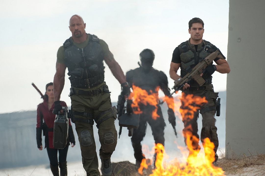 G.I. Joe: El contraataque : Foto D.J. Cotrona, Jon M. Chu, Dwayne Johnson