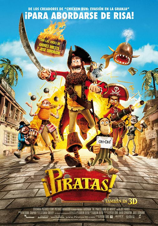 ¡Piratas! Una loca aventura : Póster