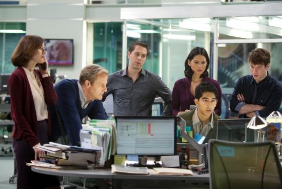 The Newsroom : Foto Dev Patel, Jeff Daniels, John Gallagher Jr., Olivia Munn, Emily Mortimer