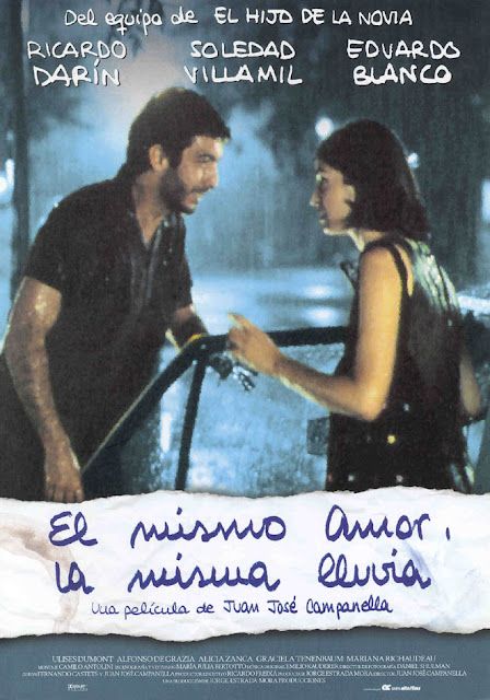 El mismo amor, la misma lluvia : Póster