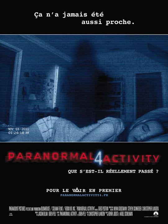 Actividad Paranormal 4 : Póster