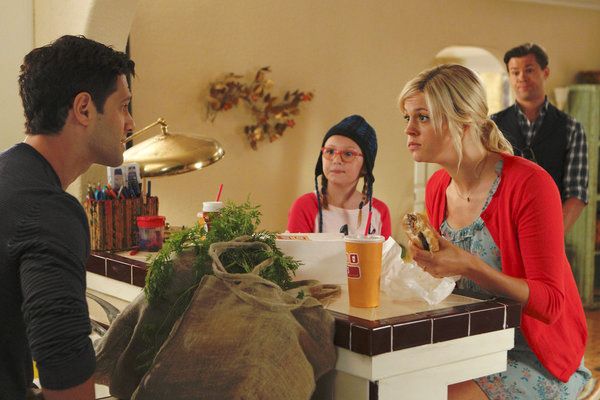 Foto Bebe Wood, Andrew Rannells, Justin Bartha