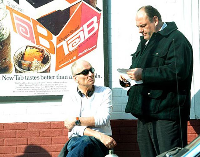 Foto James Gandolfini, David Chase
