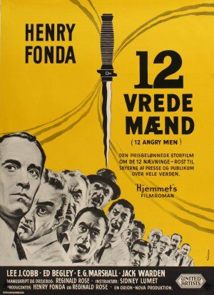 12 hombres en pugna : Póster