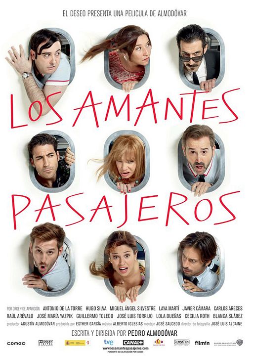 Los amantes pasajeros : Póster